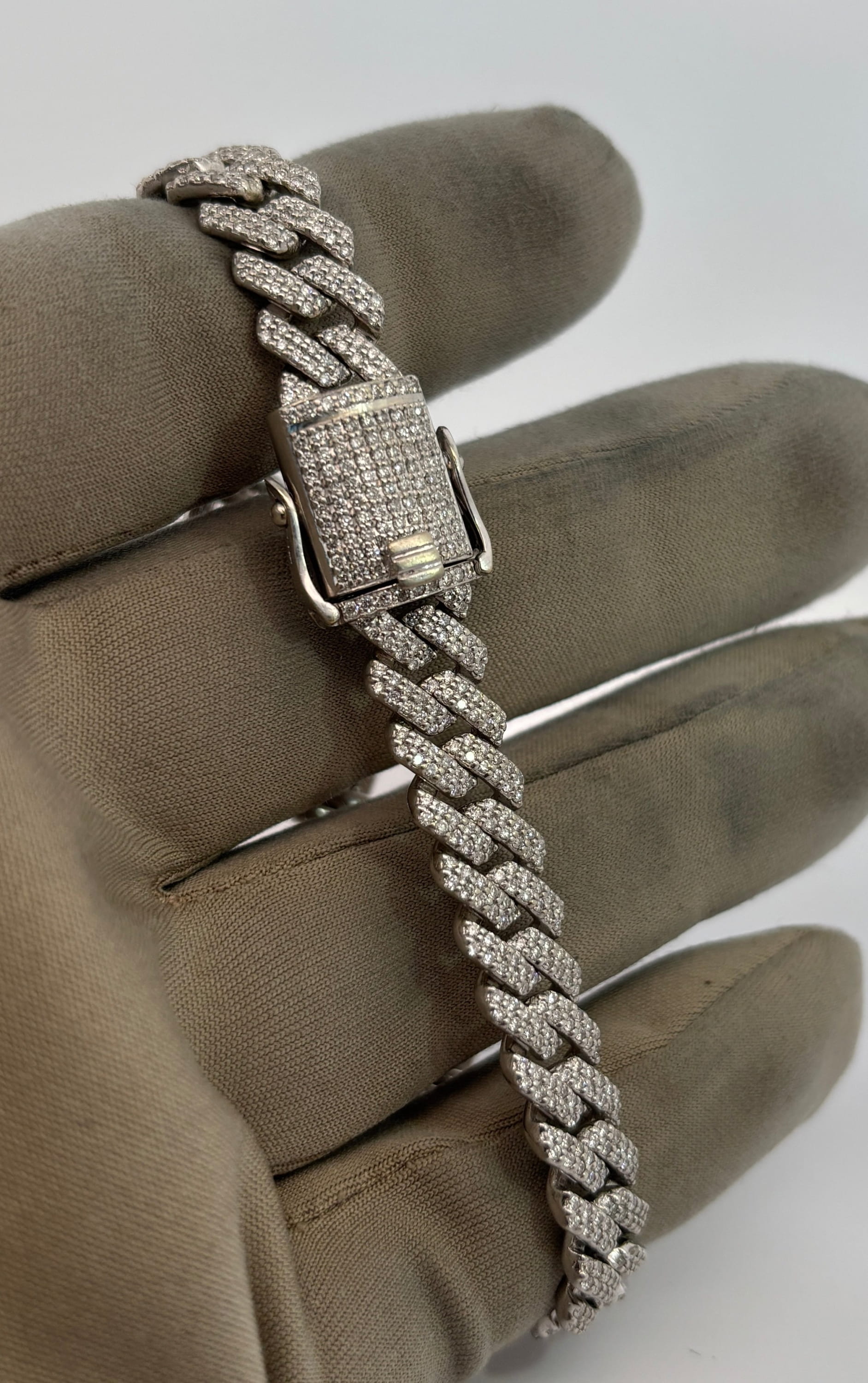 Bijoux Seconde Main | Remise à Neuf 10mm bracelet cuban diamant