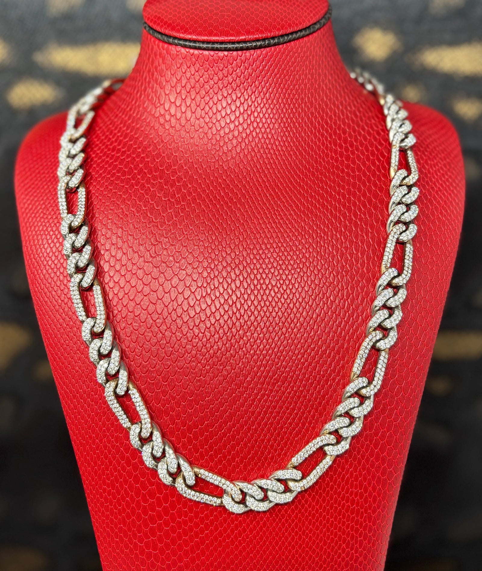 Bijoux Liquidation | Neuf 12.5mm Figaro diamant