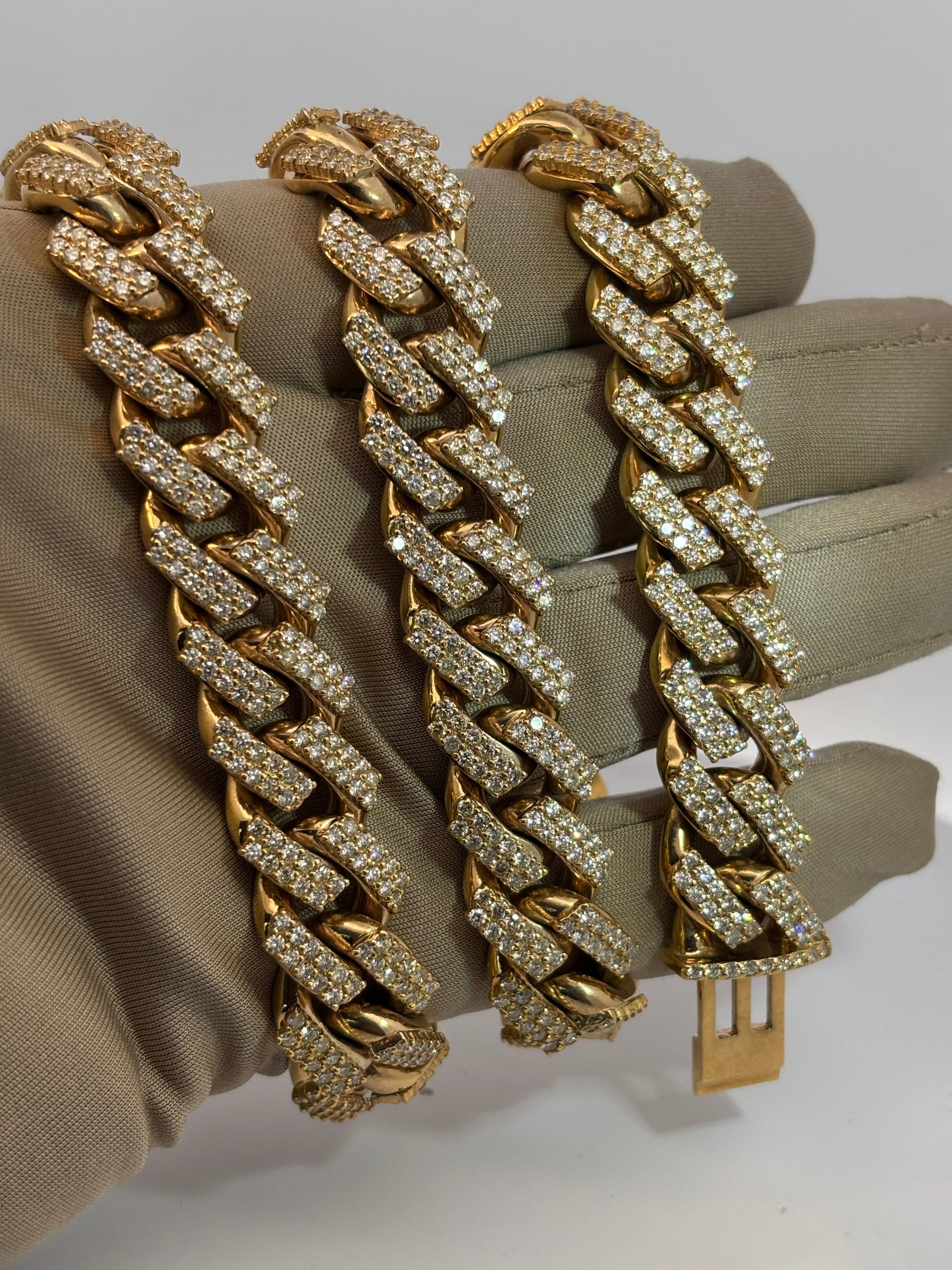 Bijoux Liquidation | Neuf 16mm cuban prong diamant