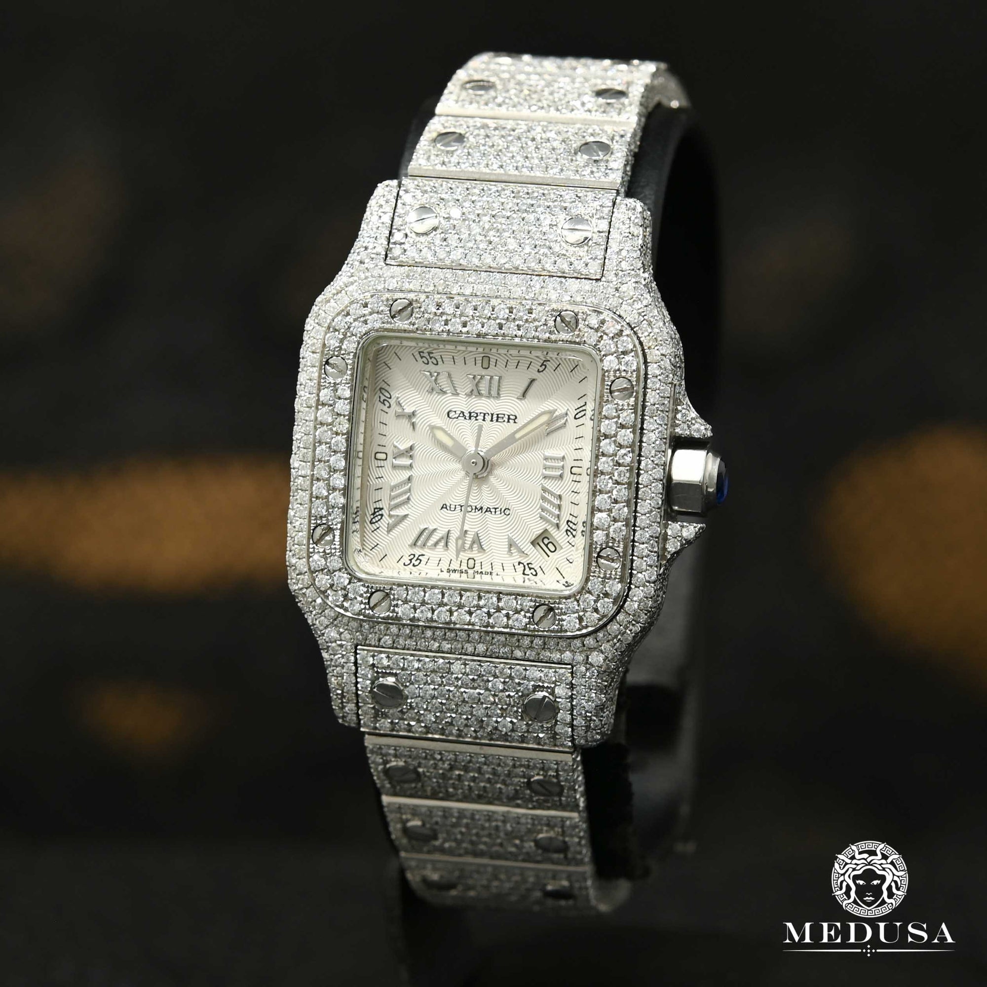 24mm Cartier Santos Galbée - Iced