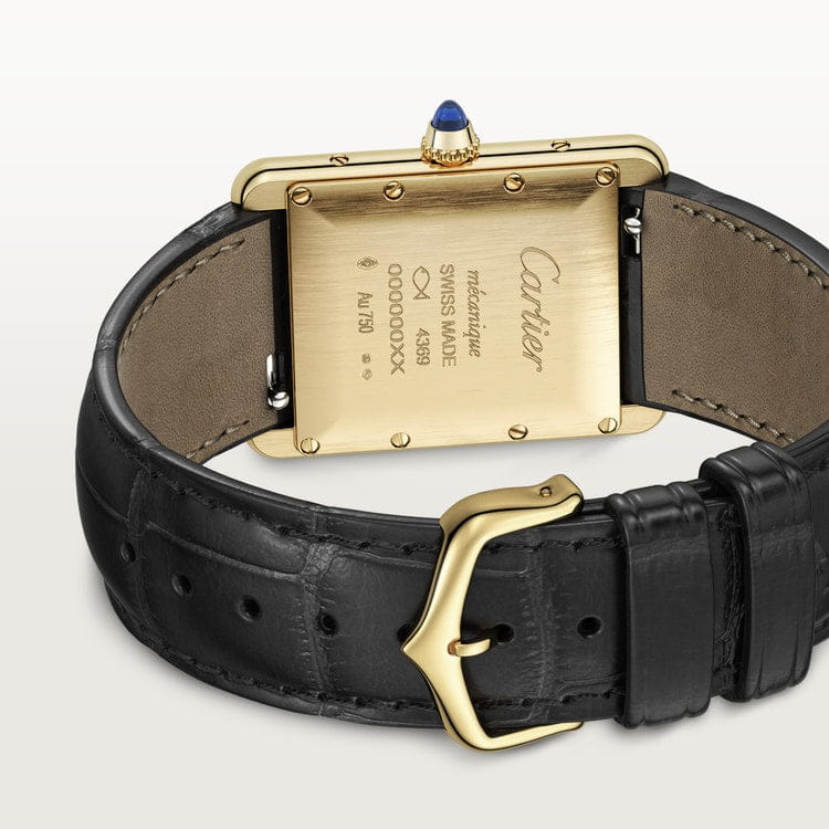 Montre Cartier | Montre Homme 34mm Cartier Tank Louis Onyx Or Jaune