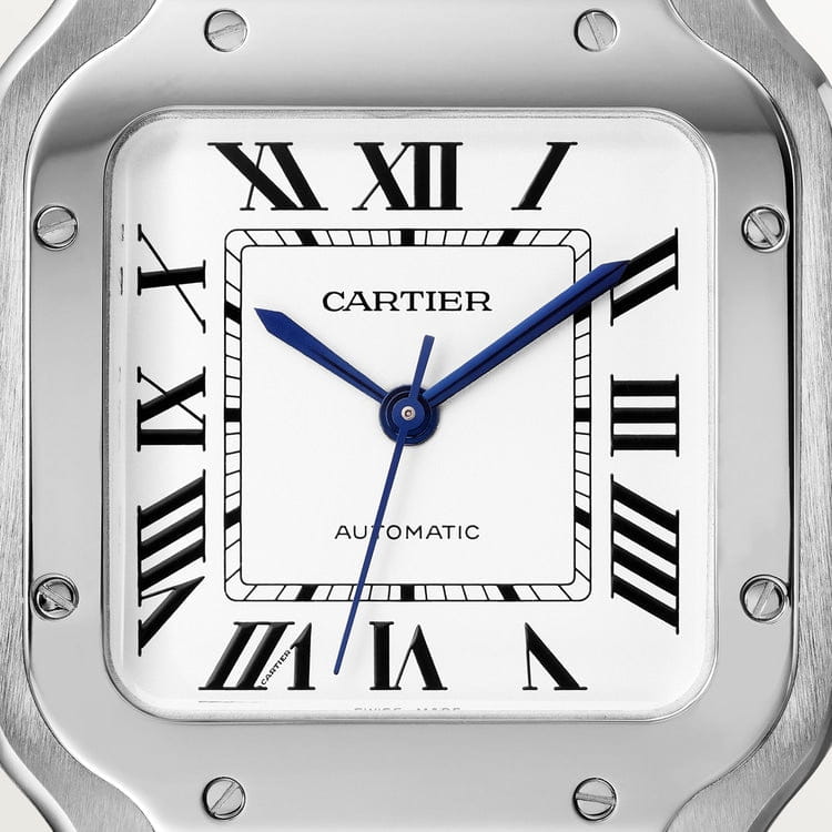 Montre Cartier | Montre Homme 36mm Cartier Santos White Stainless