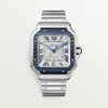 Montre Cartier | Montre Homme 40mm Cartier Santos 100 XL - Blue Bezel Stainless