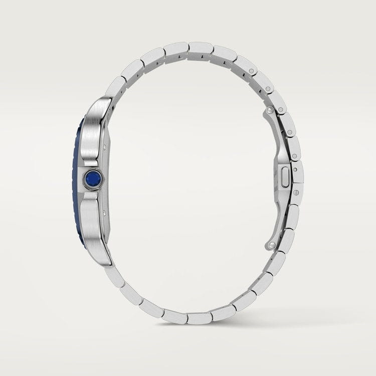 Montre Cartier | Montre Homme 40mm Cartier Santos 100 XL - Full Blue Bezel Stainless