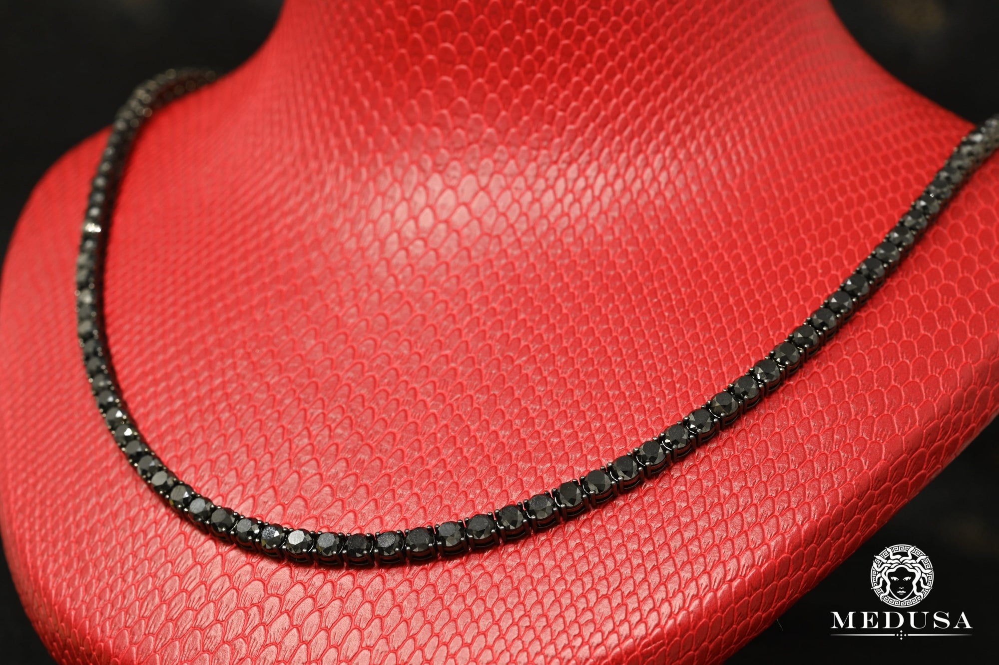 4mm Tennis - Diamant Noir