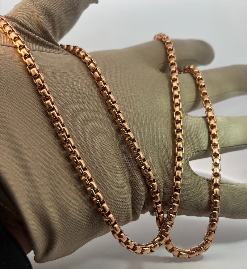 Bijoux Seconde Main | Remise à Neuf 5mm Box Chain solid 14k