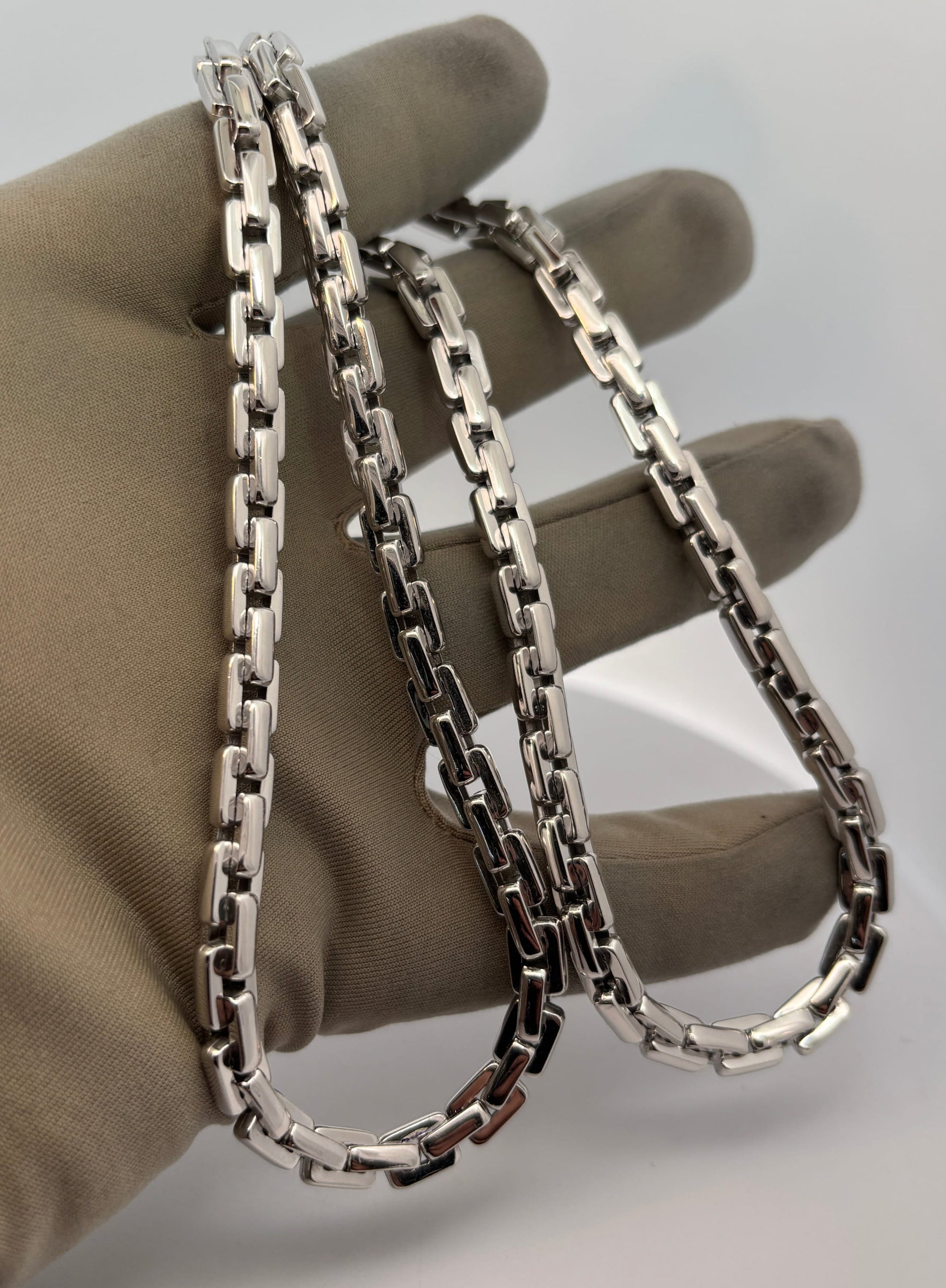 Bijoux Liquidation | Neuf 6.5mm Hermes link platine