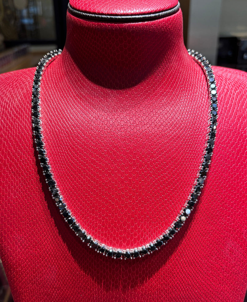 Bijoux Liquidation | Neuf 6mm Tennis diamant noir