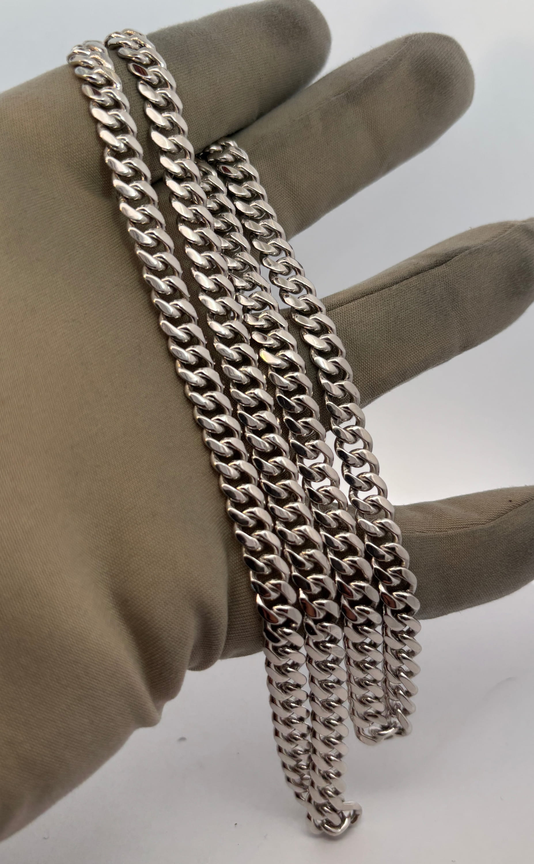 Bijoux Liquidation | Neuf 7mm cuban platine