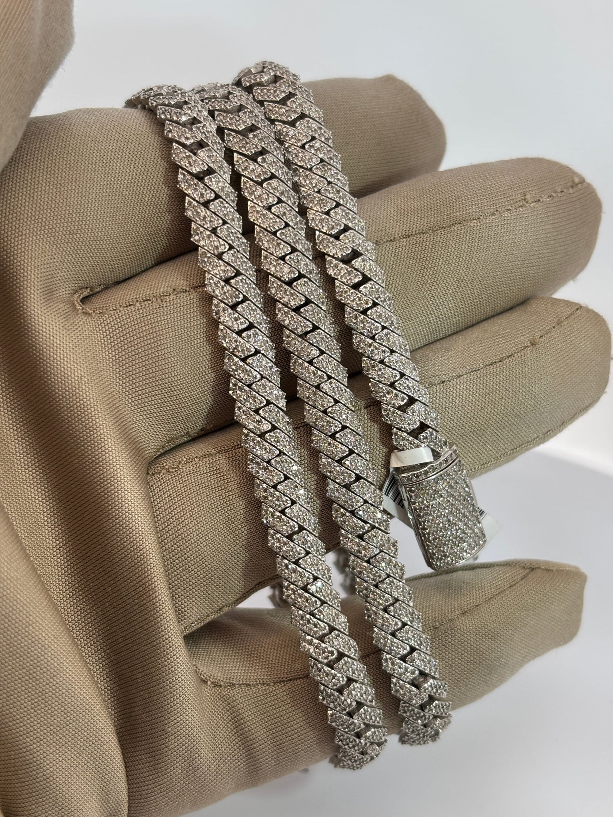 Bijoux Liquidation | Neuf 7mm cuban prong diamant