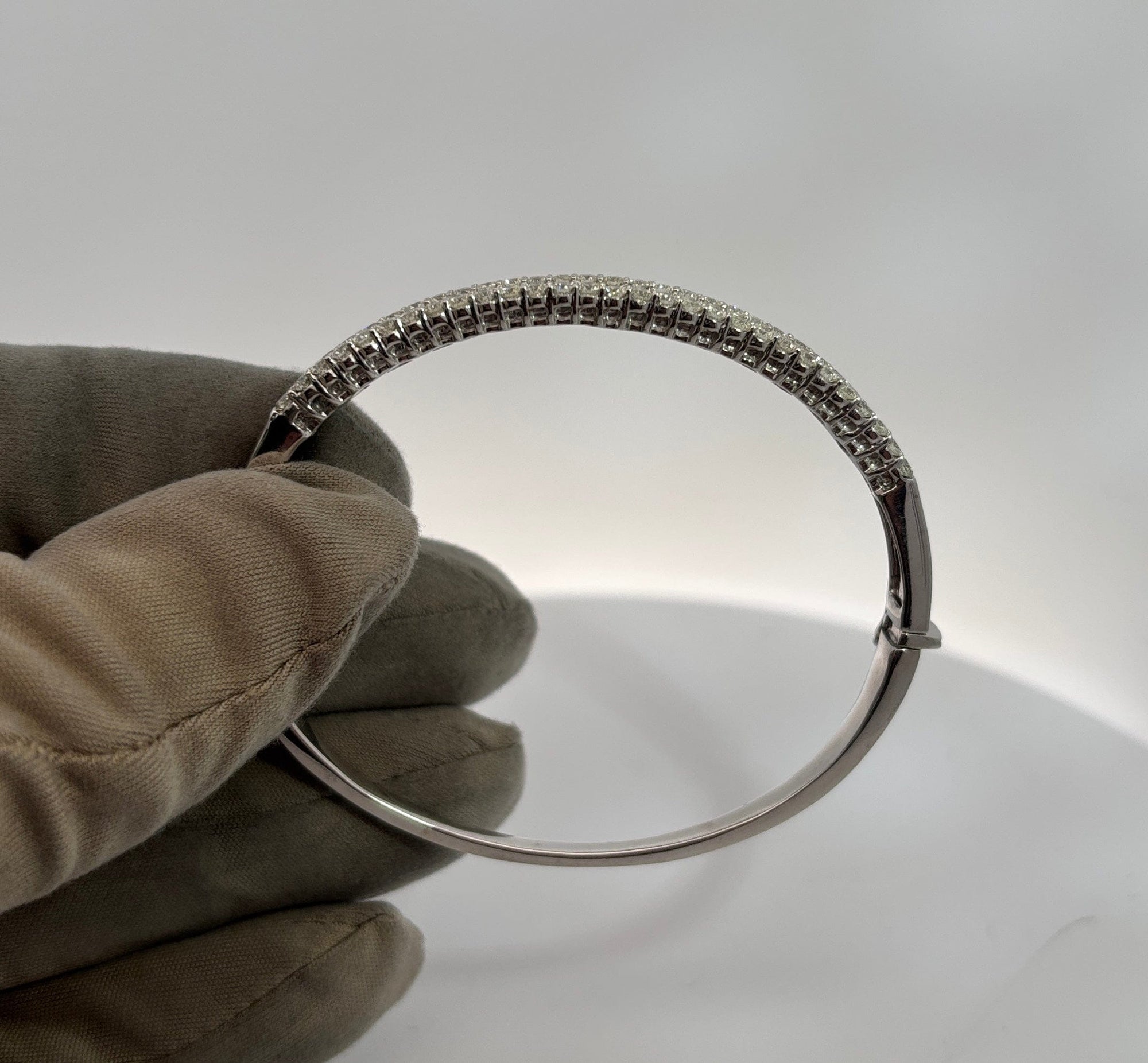 Bijoux Seconde Main | Remise à Neuf 8mm bracelet Bangle diamant