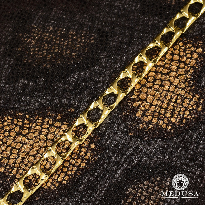 Bracelet en Or 10K | Bracelet Homme 8mm Bracelet Meshy M ALBERT