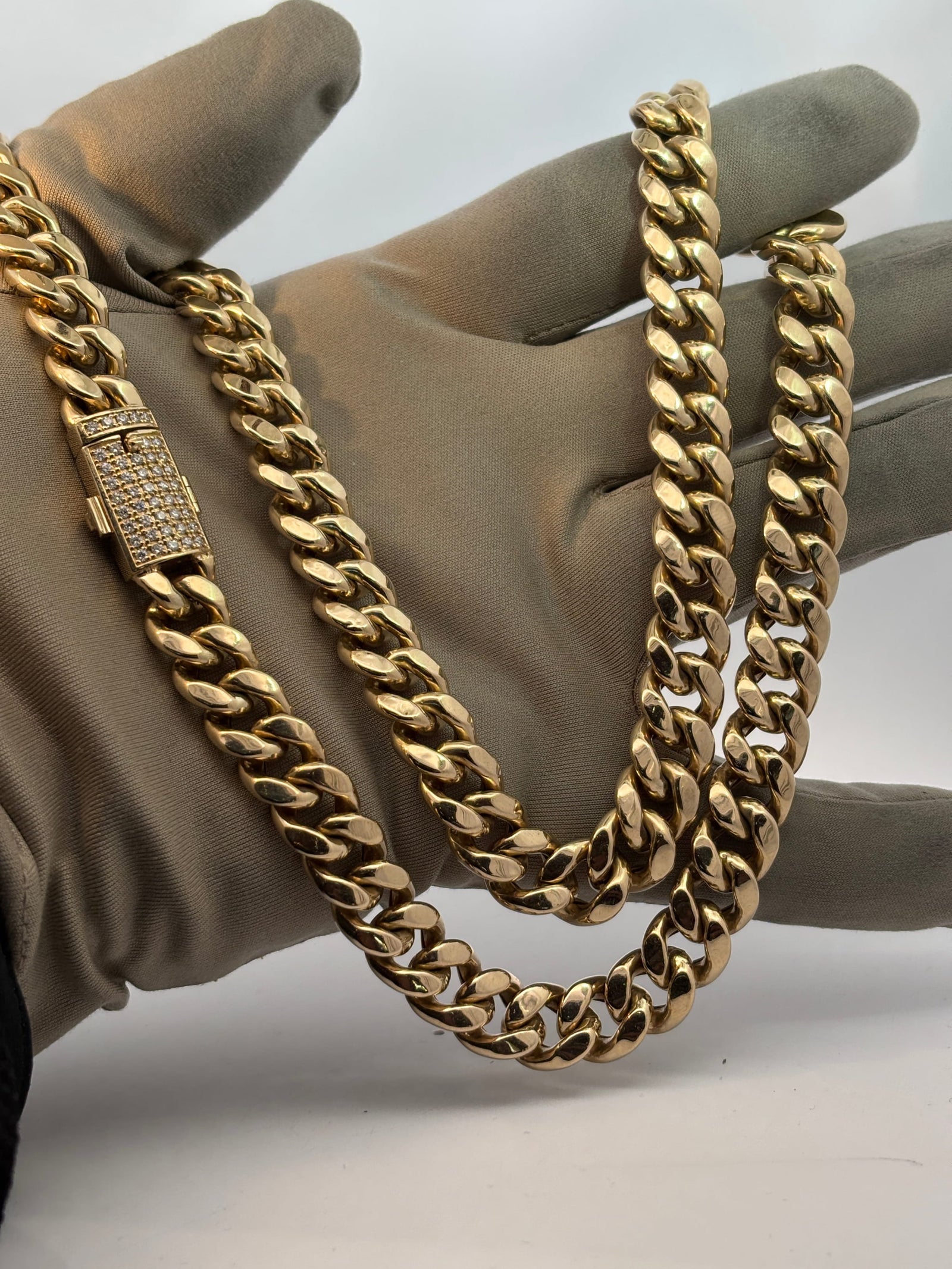 11mm Cuban diamond lock