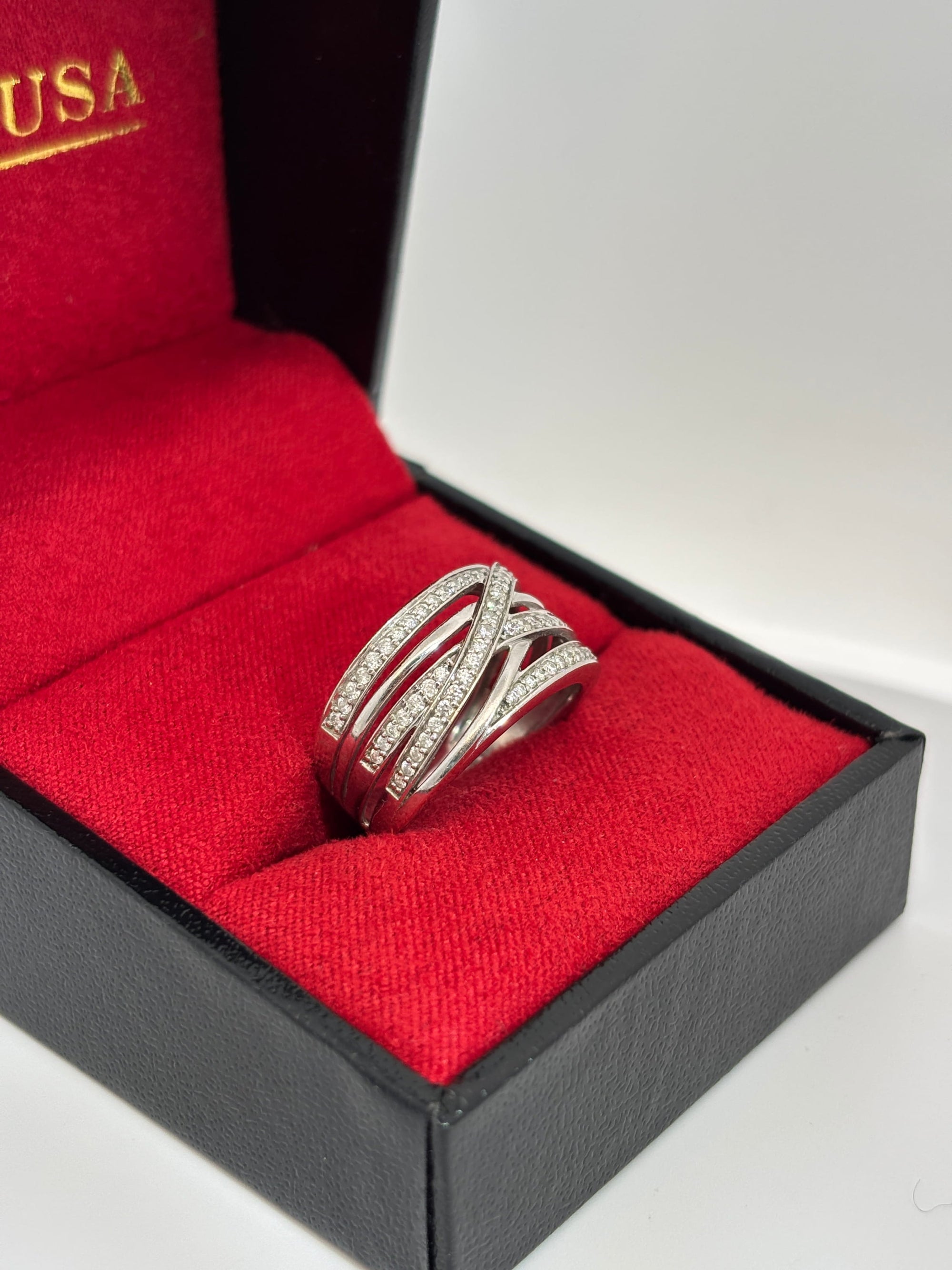 Bijoux Liquidation | Remise à Neuf Bague Diamant or blanc