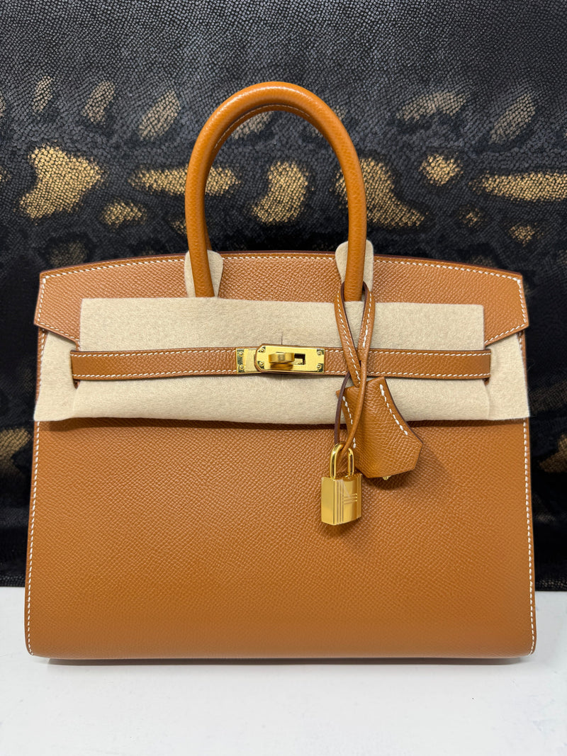 Hermès | Sacs à Main Birkin 25 Epsom Gold Leather Gold Hardware