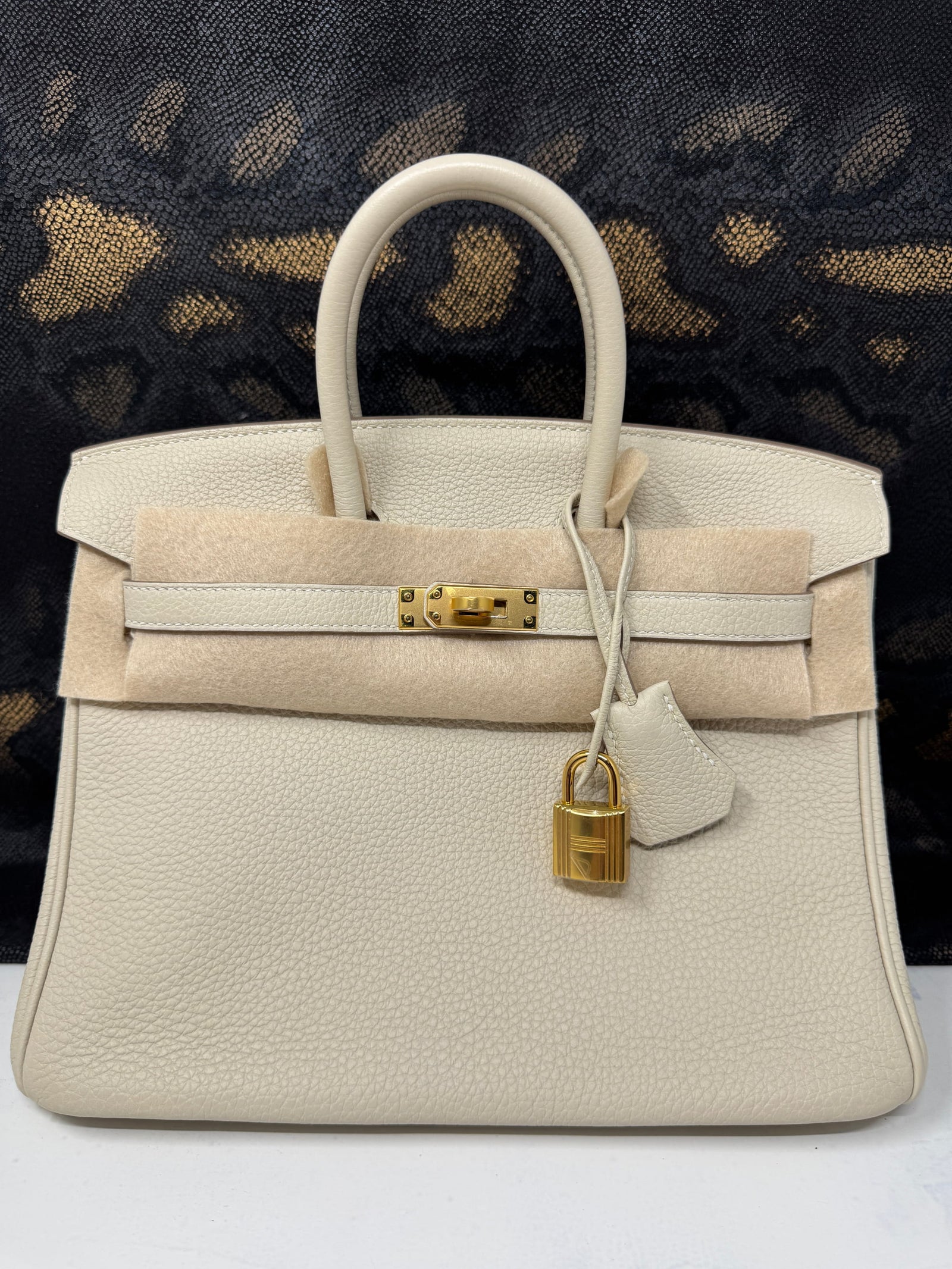 Birkin 25 Togo Craie Gold Hardware