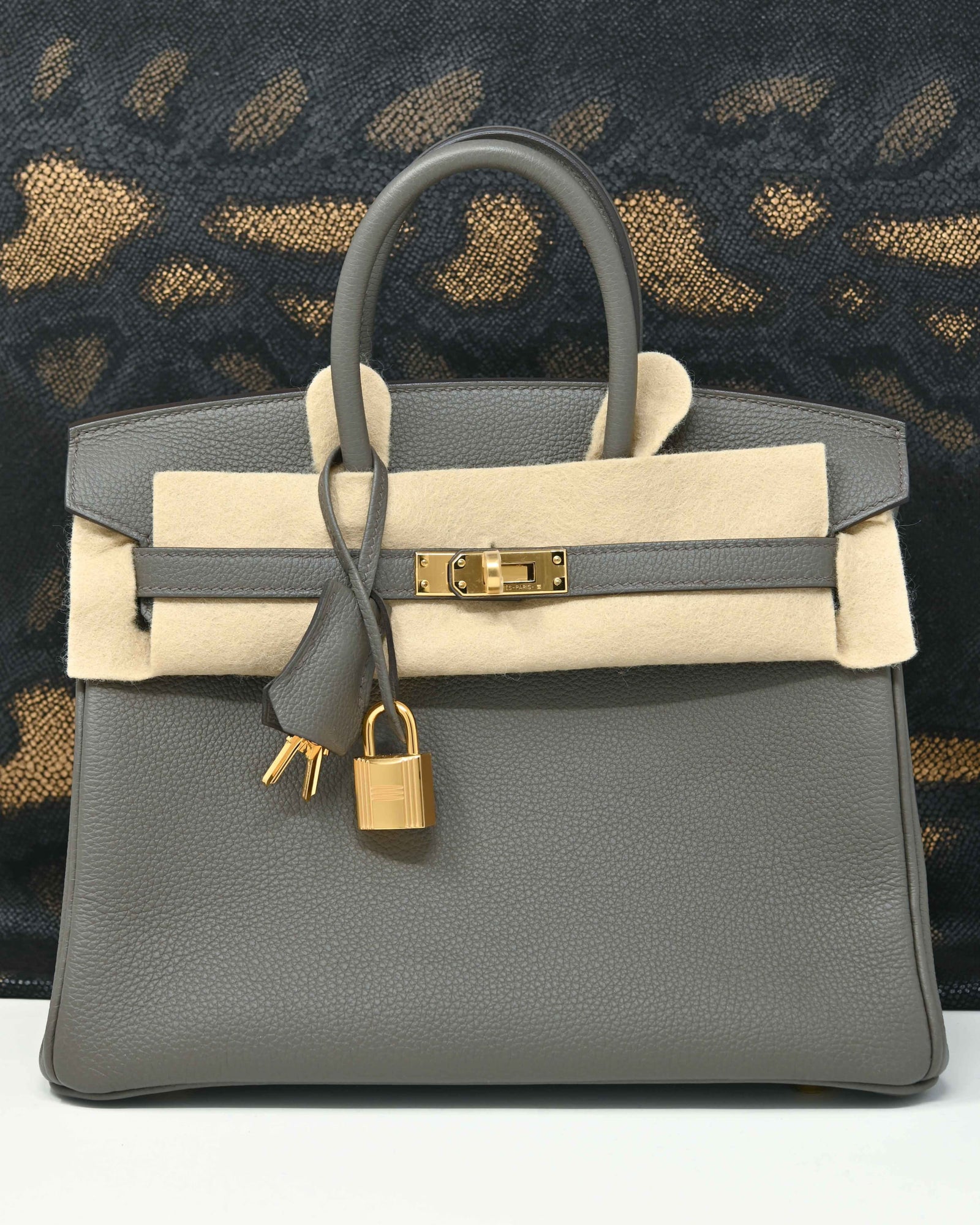 Hermès | Sacs à Main Birkin 25 Togo Gris Etain Gold Hardware