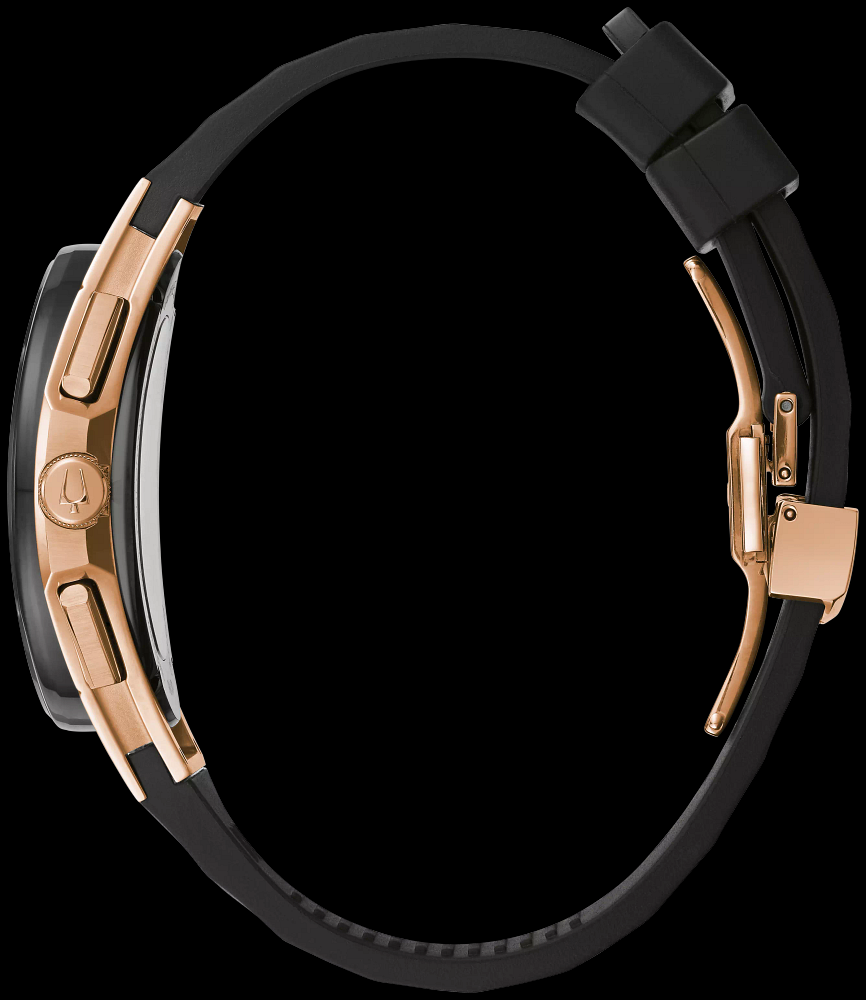 Montre Bulova | Montre Homme Bulova Curv - 98A185 Or Rose