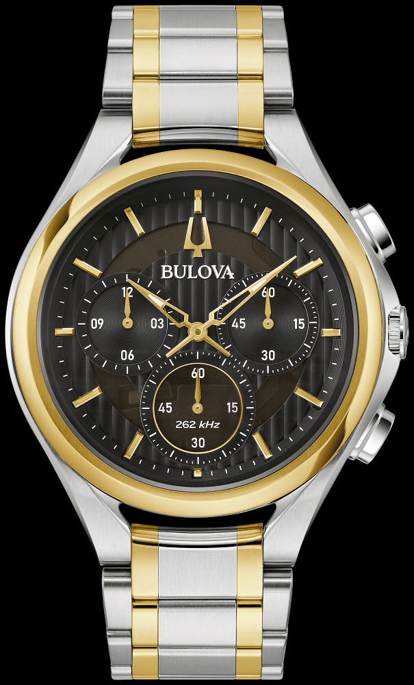 Montre Bulova | Montre Homme Bulova Curv - 98A301 Or 2 Tons