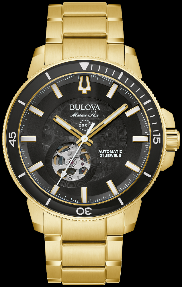 Montre Bulova | Montre Homme Bulova Marine Star - 97A174 Or Jaune