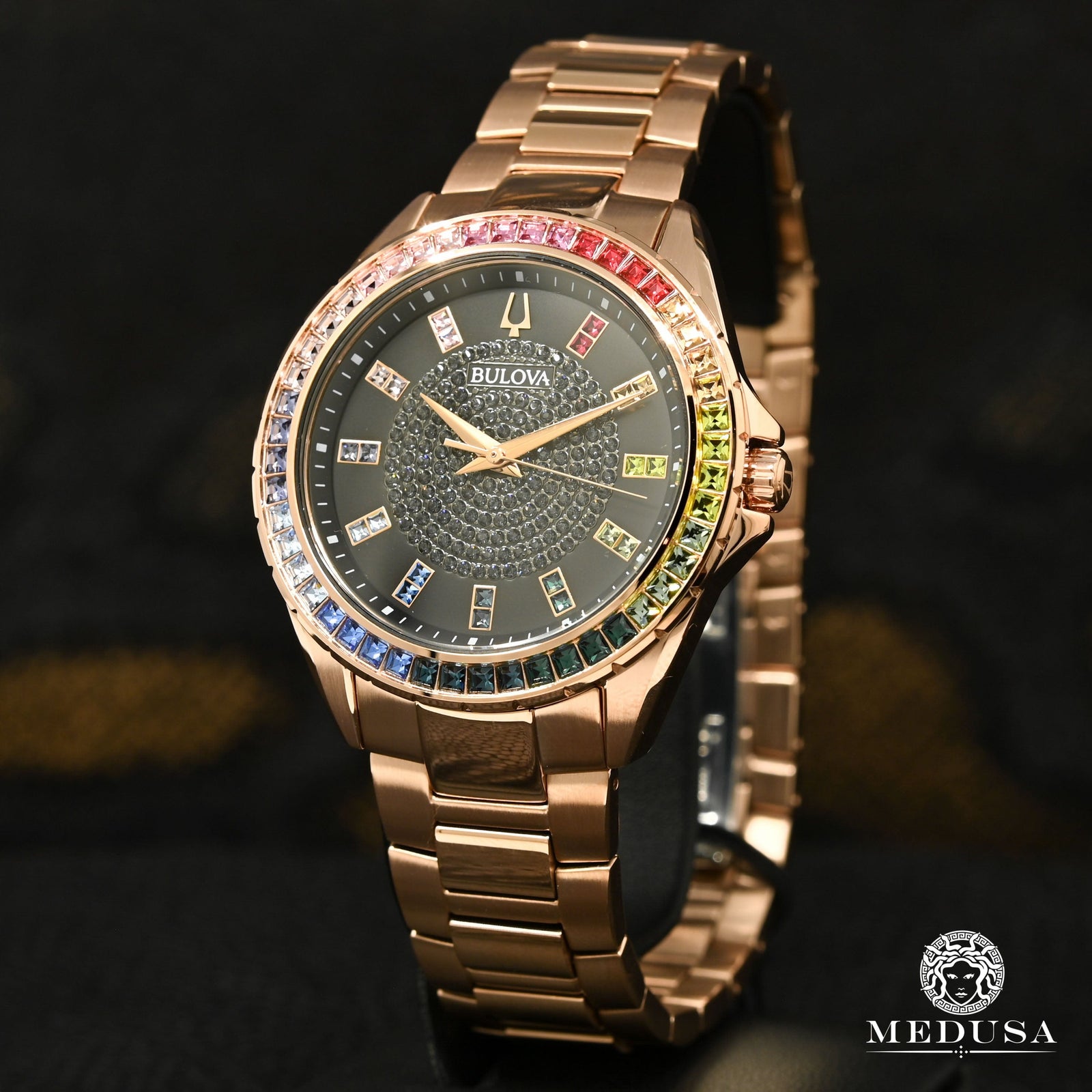 Montre Bulova | Montre Homme Bulova Phantom - 97A180 Or Rose