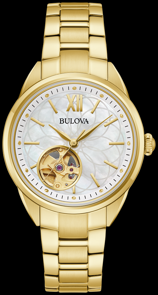 Montre Bulova | Montre Femme Bulova Shutton - 97L172 Or Jaune