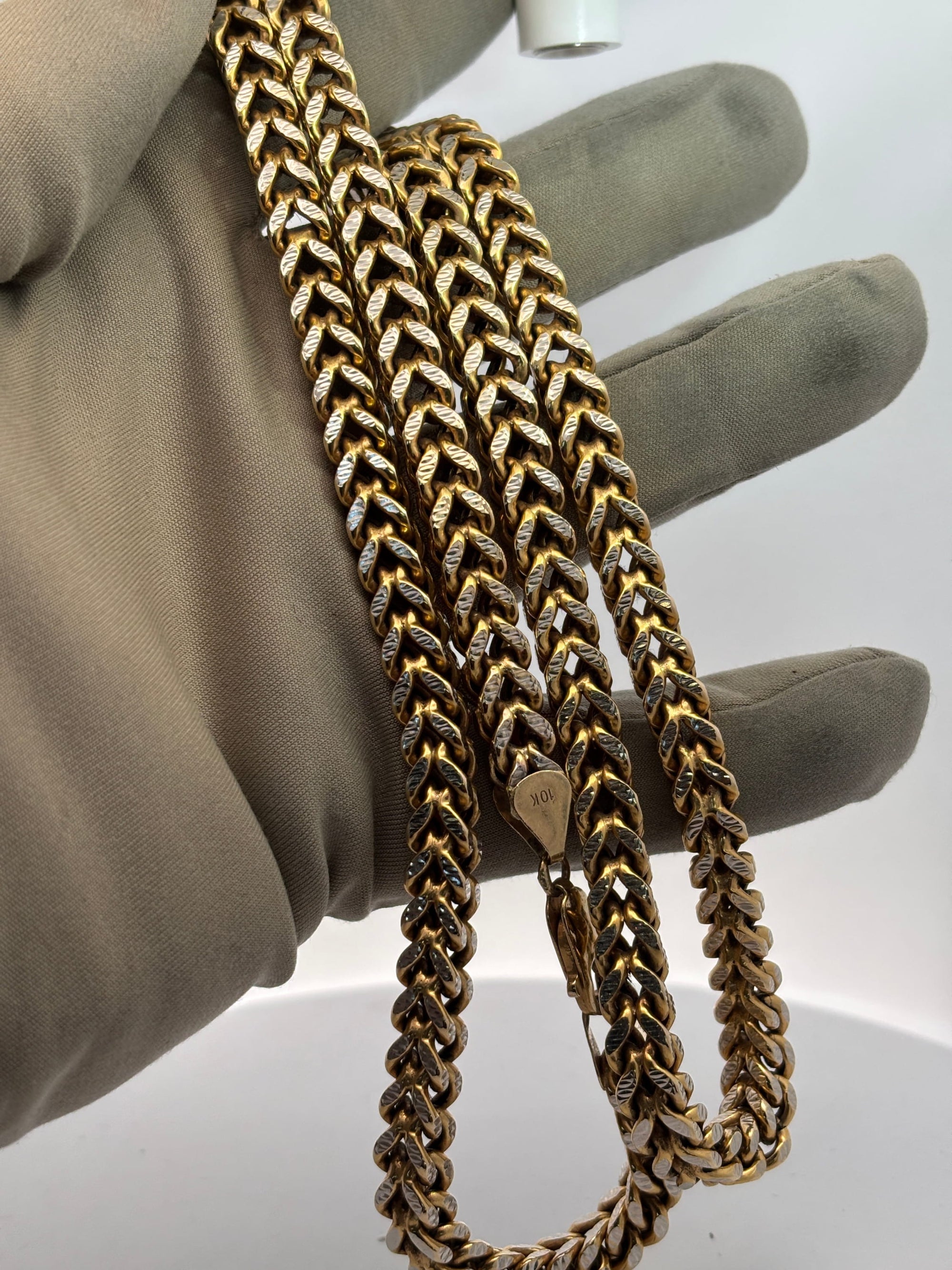 Bijoux Liquidation | Remise à Neuf Chaine 7mm Franco Diamond Cut