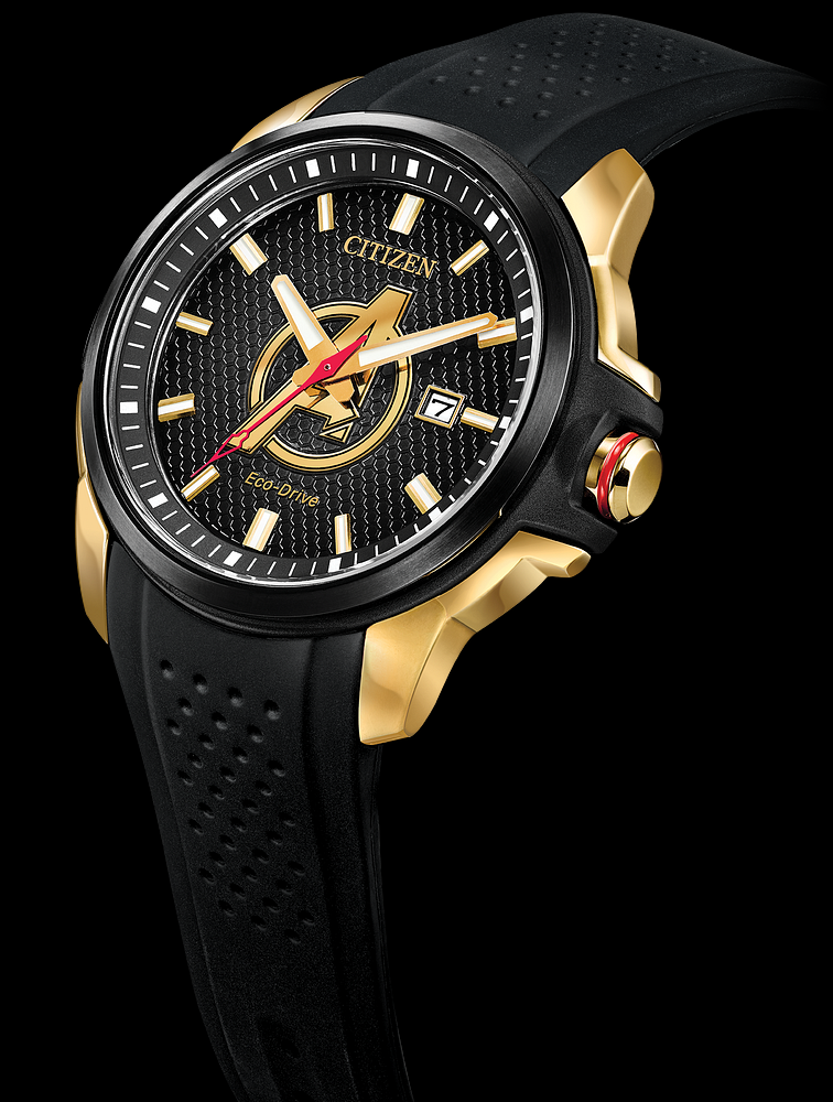 Montre Citizen | Montre Homme Citizen Avengers AW1155-03W Or Jaune