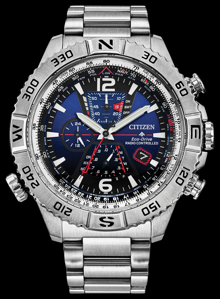 Montre Citizen | Montre Homme Citizen Promaster Navihawk AT8220-55L Stainless