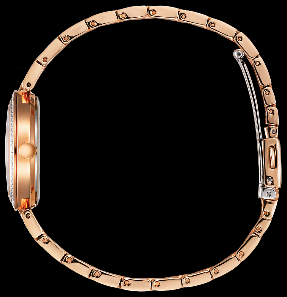 Montre Citizen | Montre Femme Citizen Silhouette Crystal EM0843-51D Or Rose