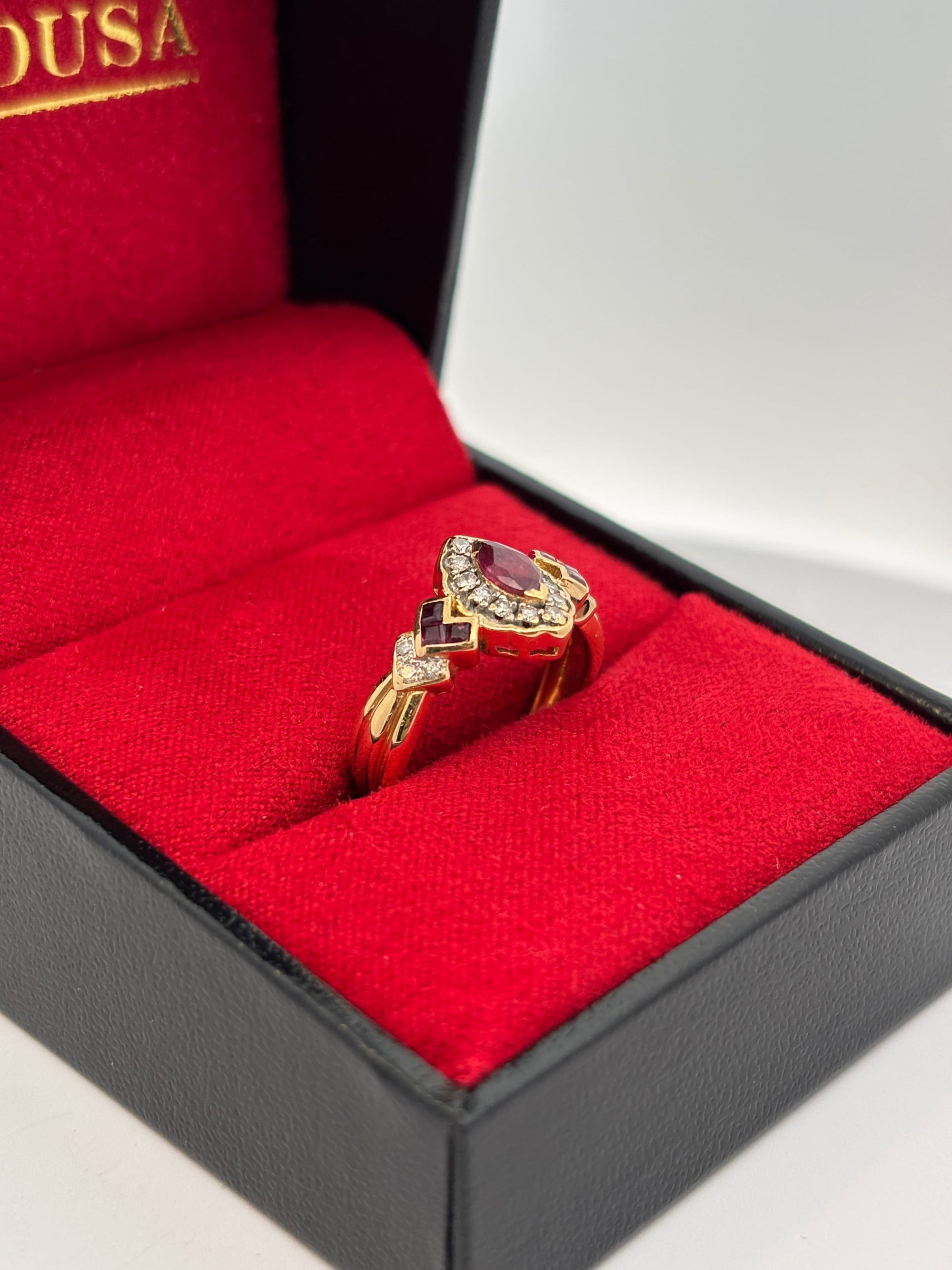 Bijoux Liquidation | Remise à Neuf Bague diamant et rubis