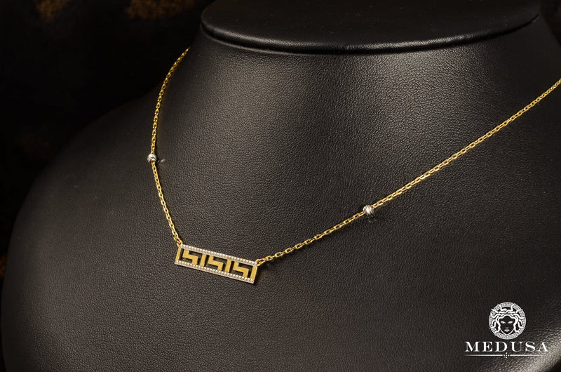 Collier en Or 10K | Collier Femme Flimsy X1 Or 2 Tons