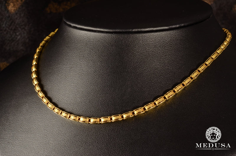 Collier en Or 10K | Collier Femme Gorgeous X7 Or Jaune
