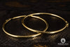 Anneaux en Or 10K | Boucles d’Oreilles Halo F1 52mm / Or Jaune