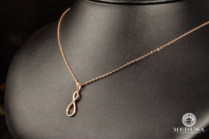Collier en Or 10K | Collier Femme Infinity X1