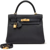 Hermès | Sacs à Main Kelly 28 Togo Noir Gold Hardware