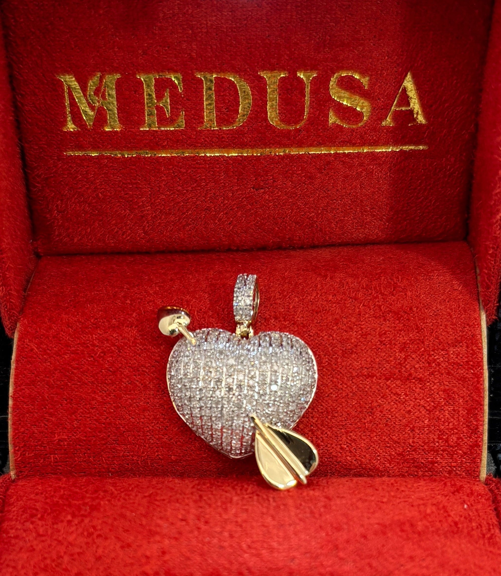 Bijoux Seconde Main | Remise à Neuf Pendentif cupidon diamant