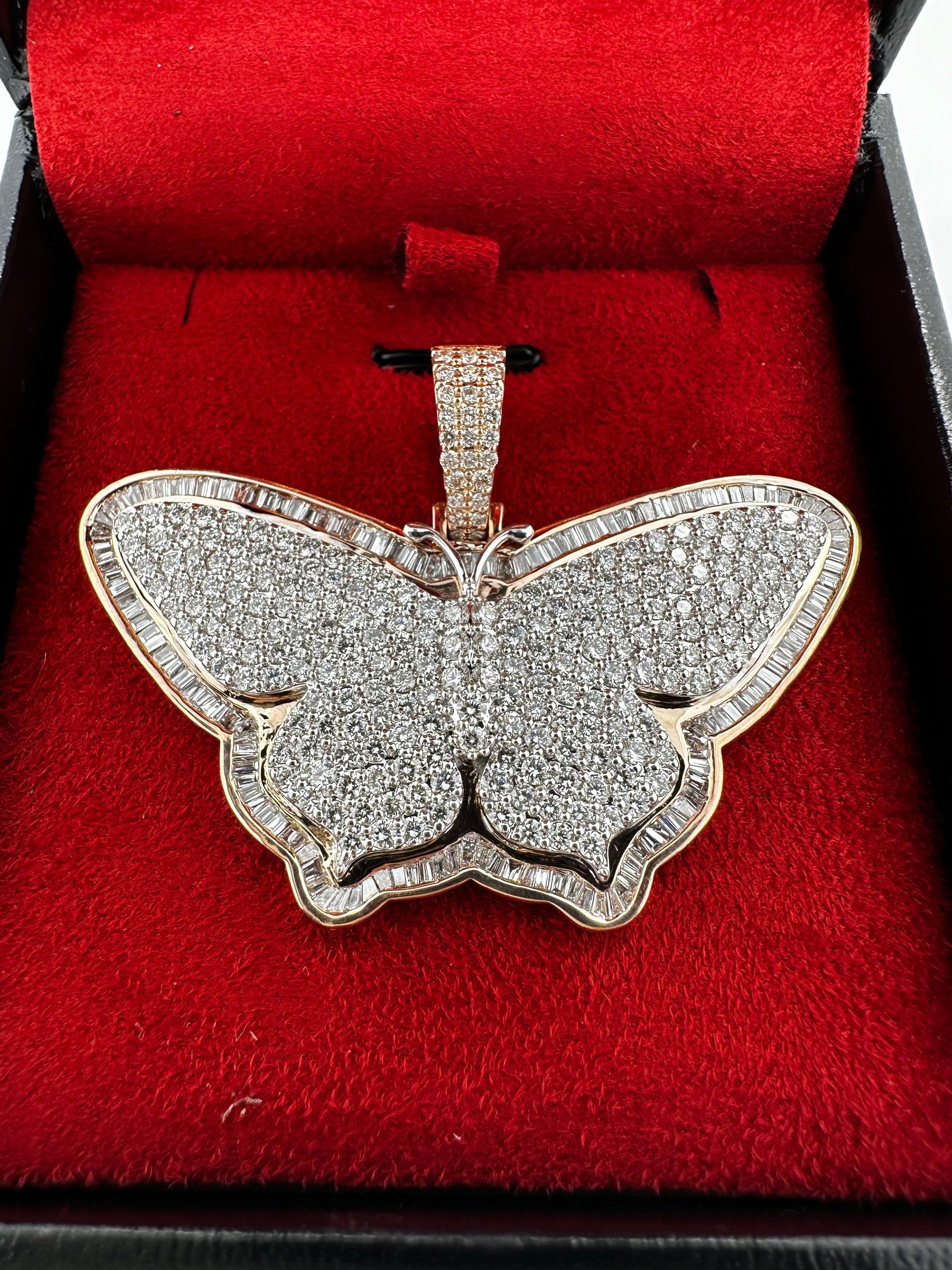 Pendentif Papillon Diamant