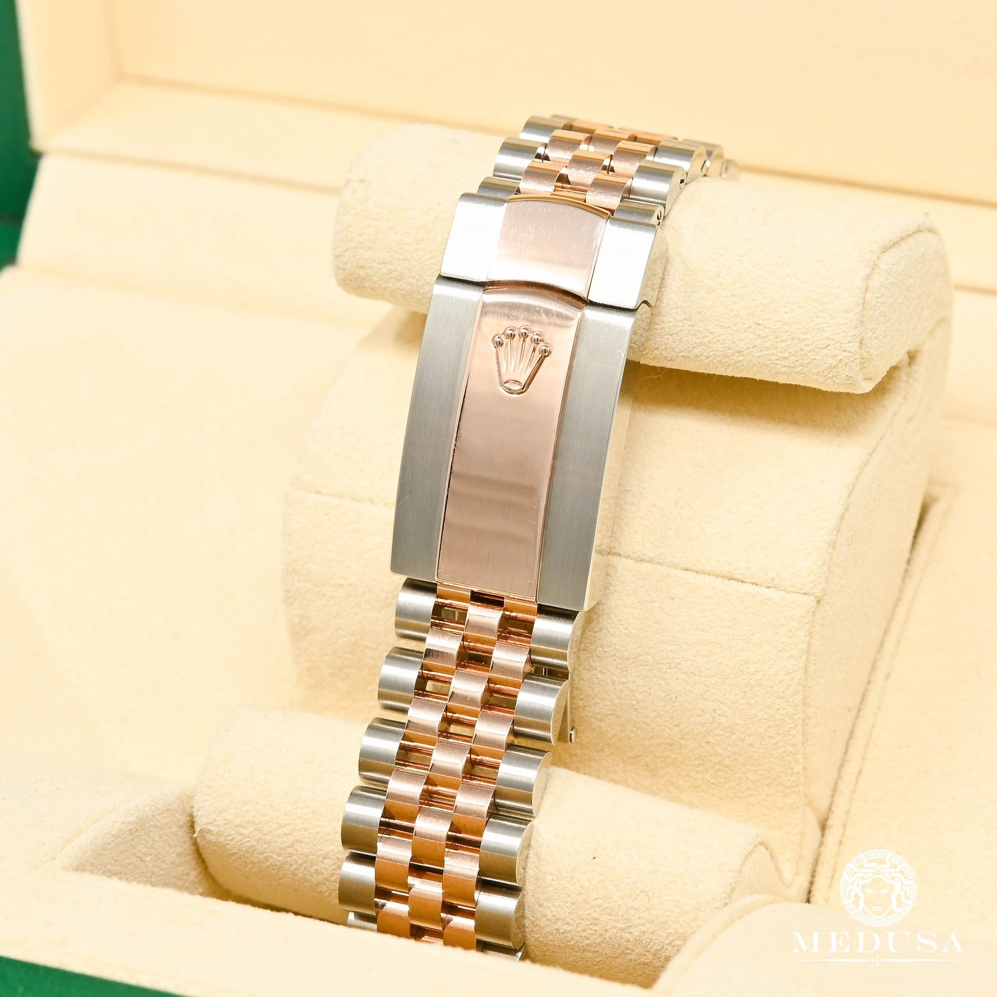 Montre Rolex | Montre Homme Rolex Datejust 41mm - Everose Sundust Factory Diamond Or Rose 2 Tons