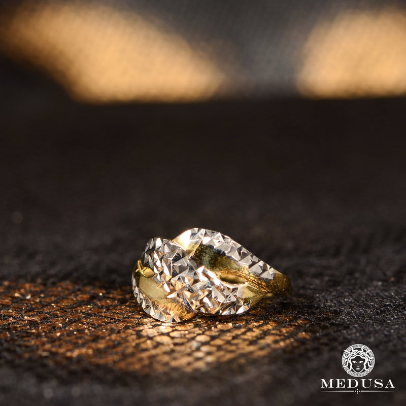 Bague en Or 10K | Bague Femme Spiral F6