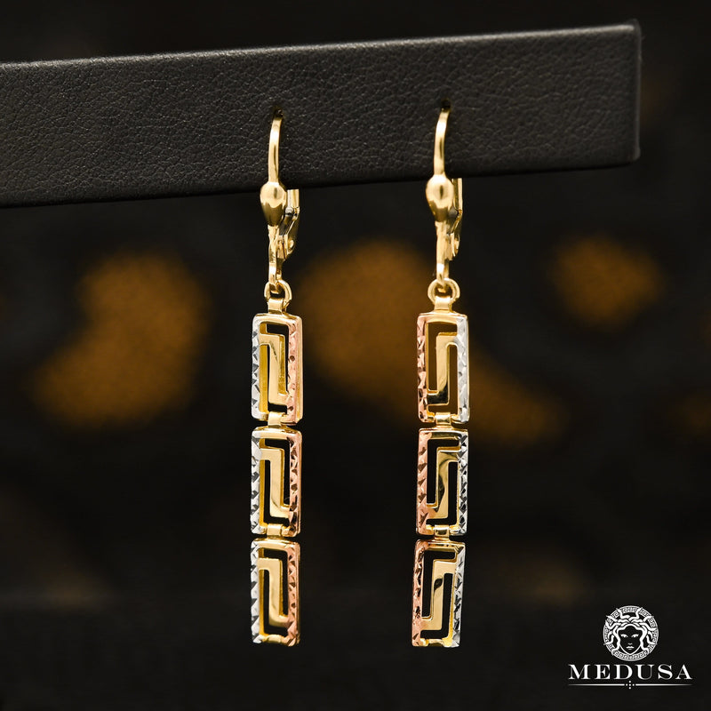 Anneaux en Or 10K | Boucles d’Oreilles Sticky F4 Or Jaune