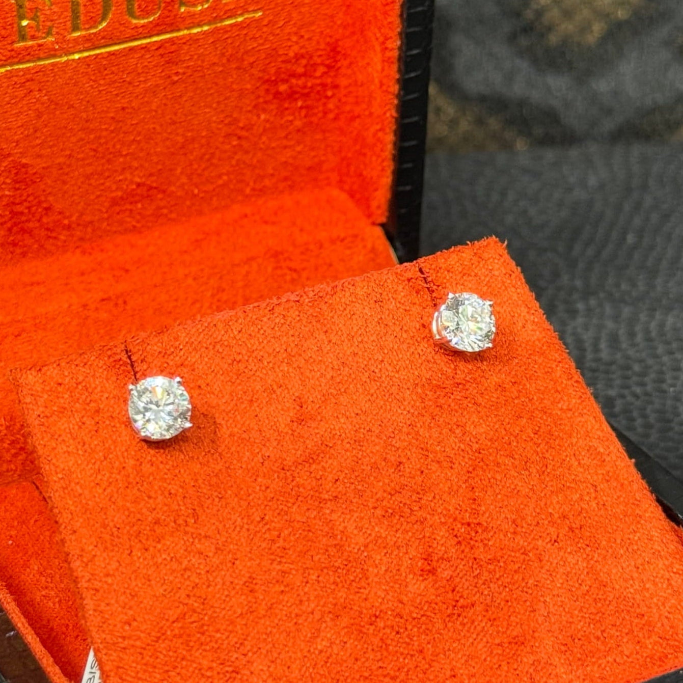 Bijoux Liquidation | Neuf Studs LAB 2.00Ct or blanc (CB5)