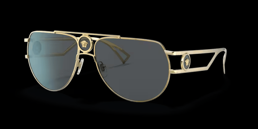 Lunette Versace | Lunette Homme Versace Classic Iconic - 0VE2225 Or Jaune