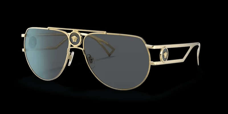 Lunette Versace | Lunette Homme Versace Classic Iconic 0VE2225 Or Jaune