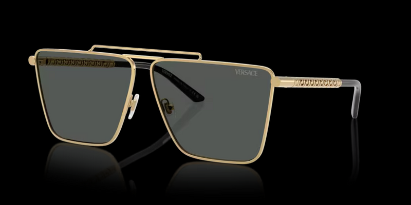 Lunette Versace | Lunette Homme Versace Greca 0VE2266 Or Jaune