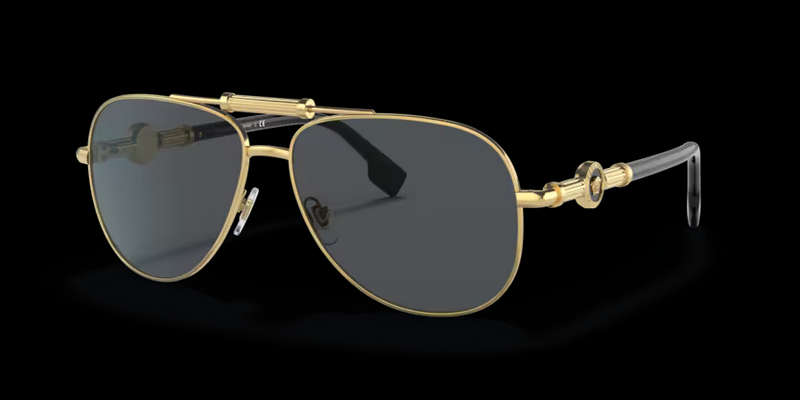 Lunette Versace | Lunette Homme Versace Iconic 0VE2236 Or Jaune