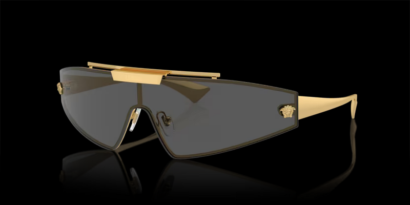 Lunette Versace | Lunette Homme Versace Iconic Futurist 0VE2265 Or Jaune