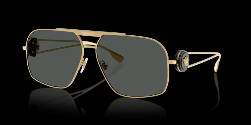 Lunette Versace | Lunette Homme Versace Pilot 0VE2269 Or Jaune
