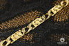 Bracelet en Or 10K | Bracelet Homme 10mm Bracelet Meshy M Nugget