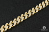 Bracelet à Diamants en Or 10K | Bracelet Homme 13mm Bracelet Cuban Prong Iced Out